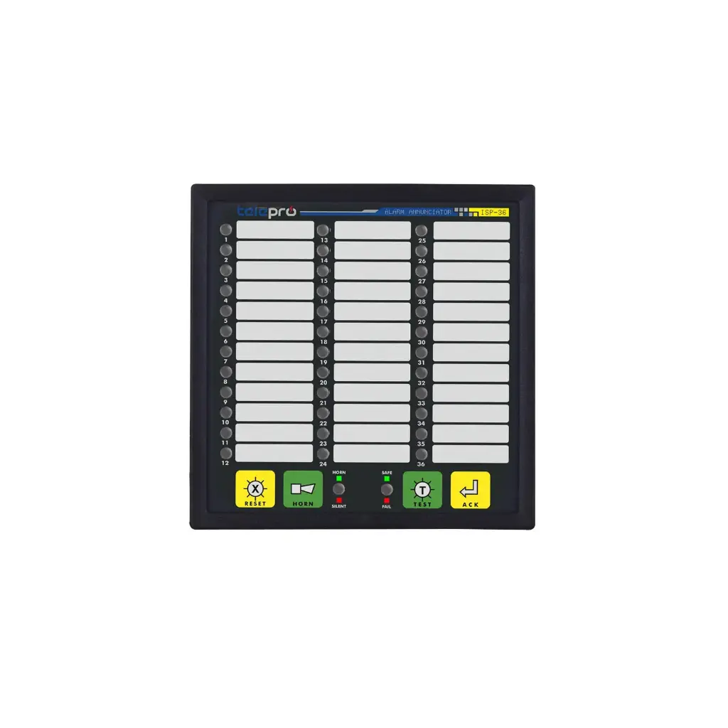 ISP-36-B Alarm Anunciator | Telepro Enerji ve Elektronik Sistemleri